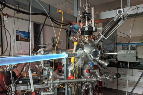 Image of the Pulsed Laser Deposition system